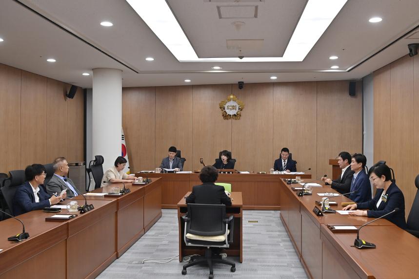제342회 임시회 중 예산결산위원회