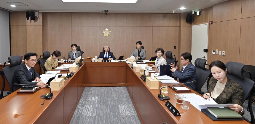 제344회 전남광주통합특별시 서구의회 임시회 회기 중 기획총무위원회