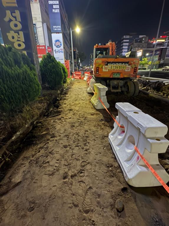 광주 서구 임성화 의원, 지하철 공사로 보행자 안전 심각하게 위협! 야간 조명, 교통안내요원 배치 등 보행자 중심으로 페러다임 전환 촉구, 대각선 교차로 적극적인 확대 제안! - 2