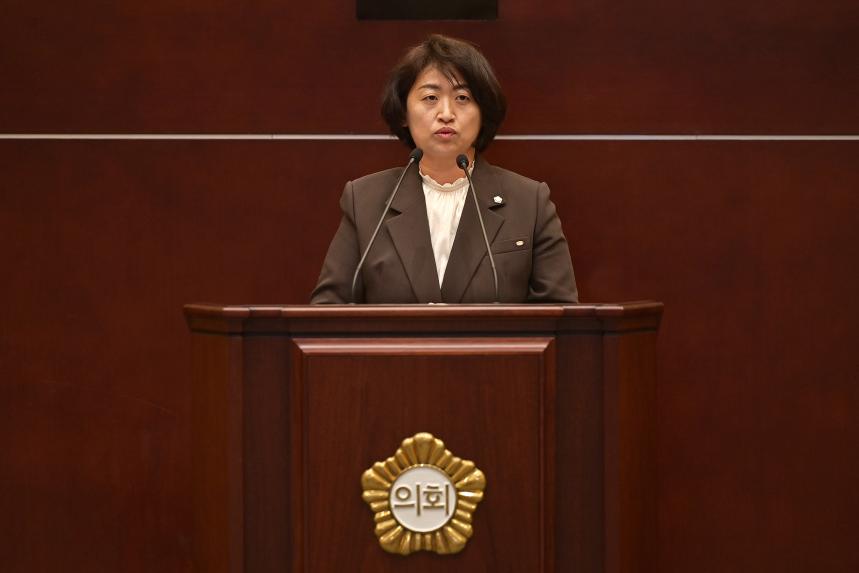 기춘희 서구의원 5분자유발언,  '노후주택, 점검에서 보수·보강까지 이어져야'